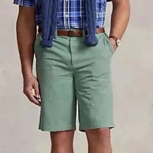 Polo Ralph Lauren 33W 9” Inseam Faded Mint Classic Chino Shorts